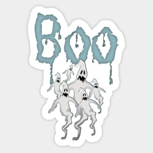 Boo Ghosts Sticker